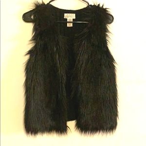 3 for 30.00 M.L.L.P.  black fur vest size S.